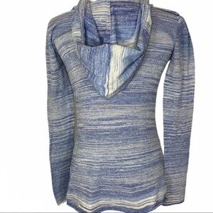 Prana Tops - Prana Nina blue ombré space dye hoodie sweater Prana Tops - Prana Nina blue ombré space dye hoodie sweater